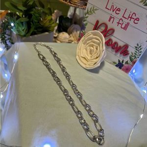 JBloom hollow necklace silver.